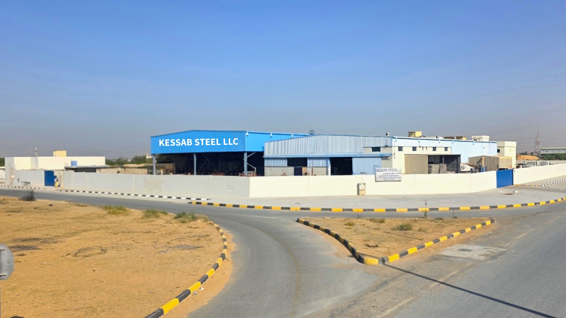 Interior of the Kessab Steel fabrication facility, Sharjah