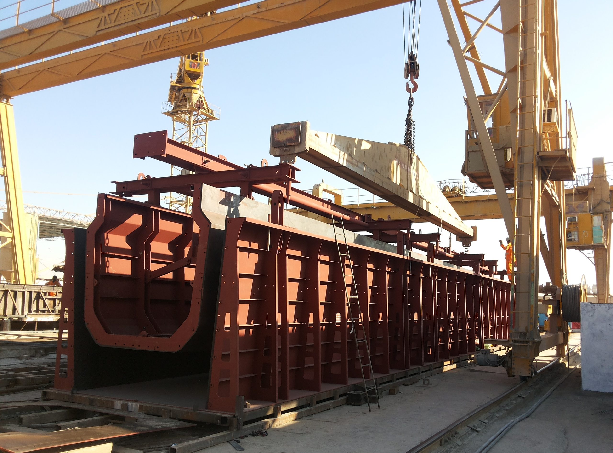 Steel molds fabricated for precast concrete production