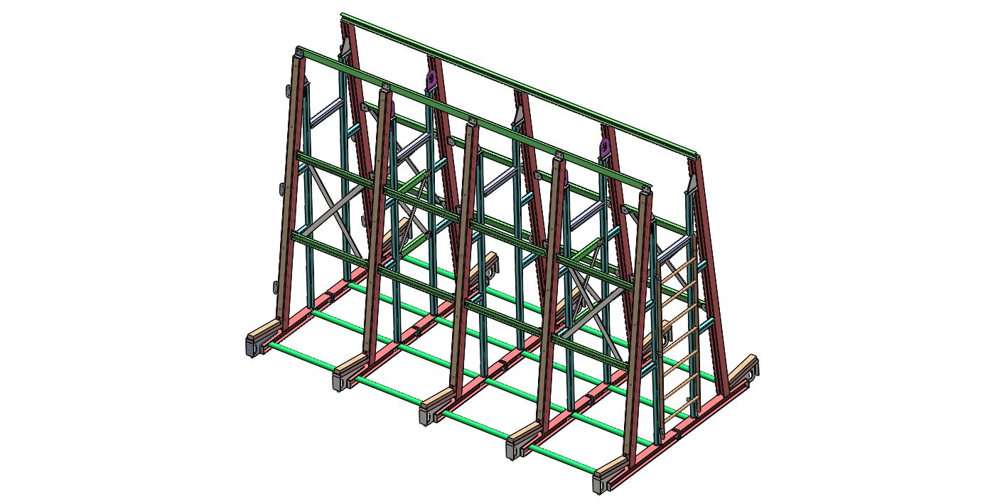 Structural steel fabrication in progress at Kessab Steel