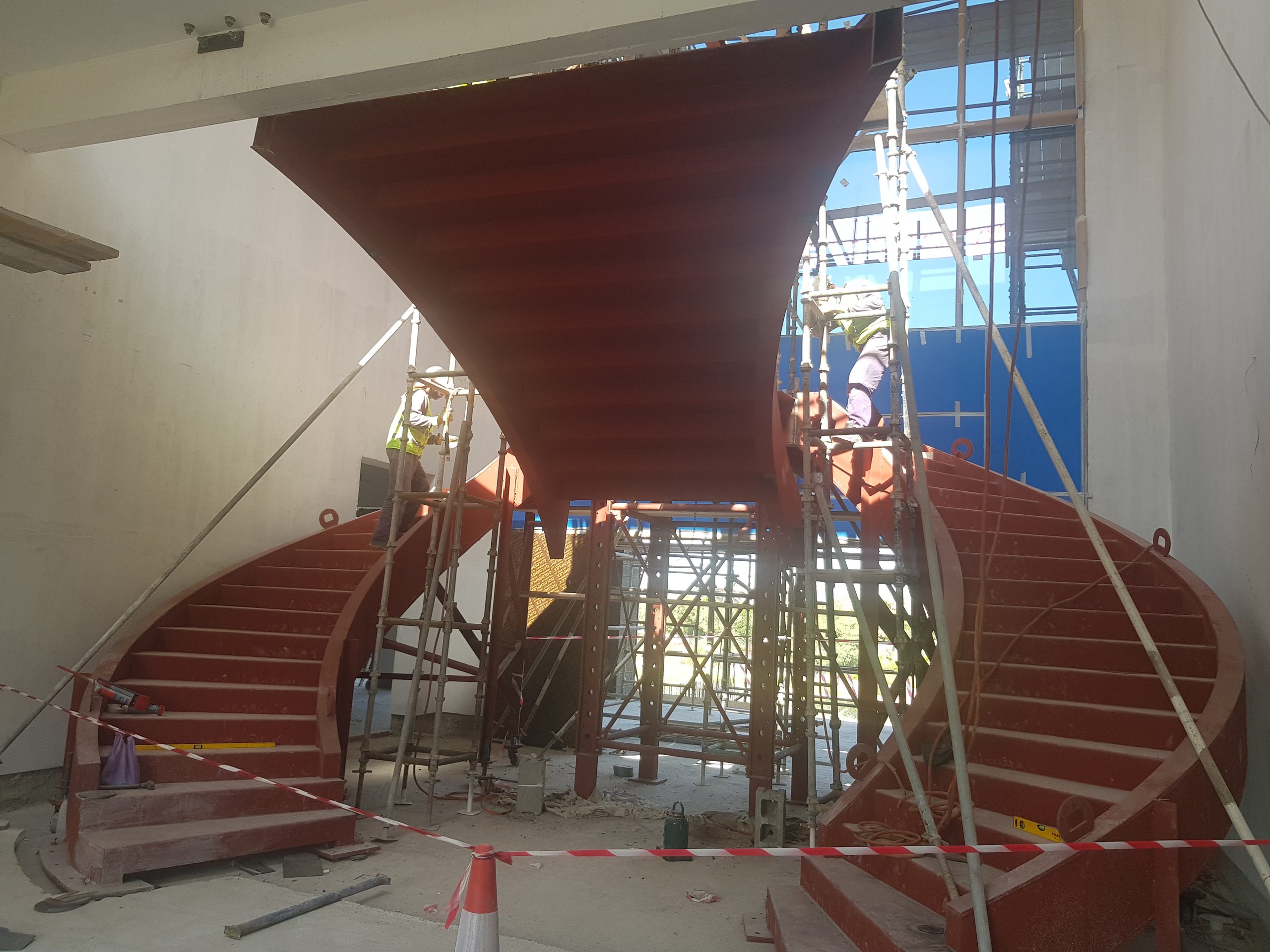 Structural steel workshop fit-out